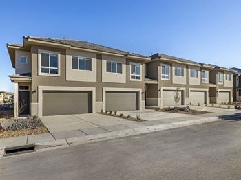 Townhomes with double car garages